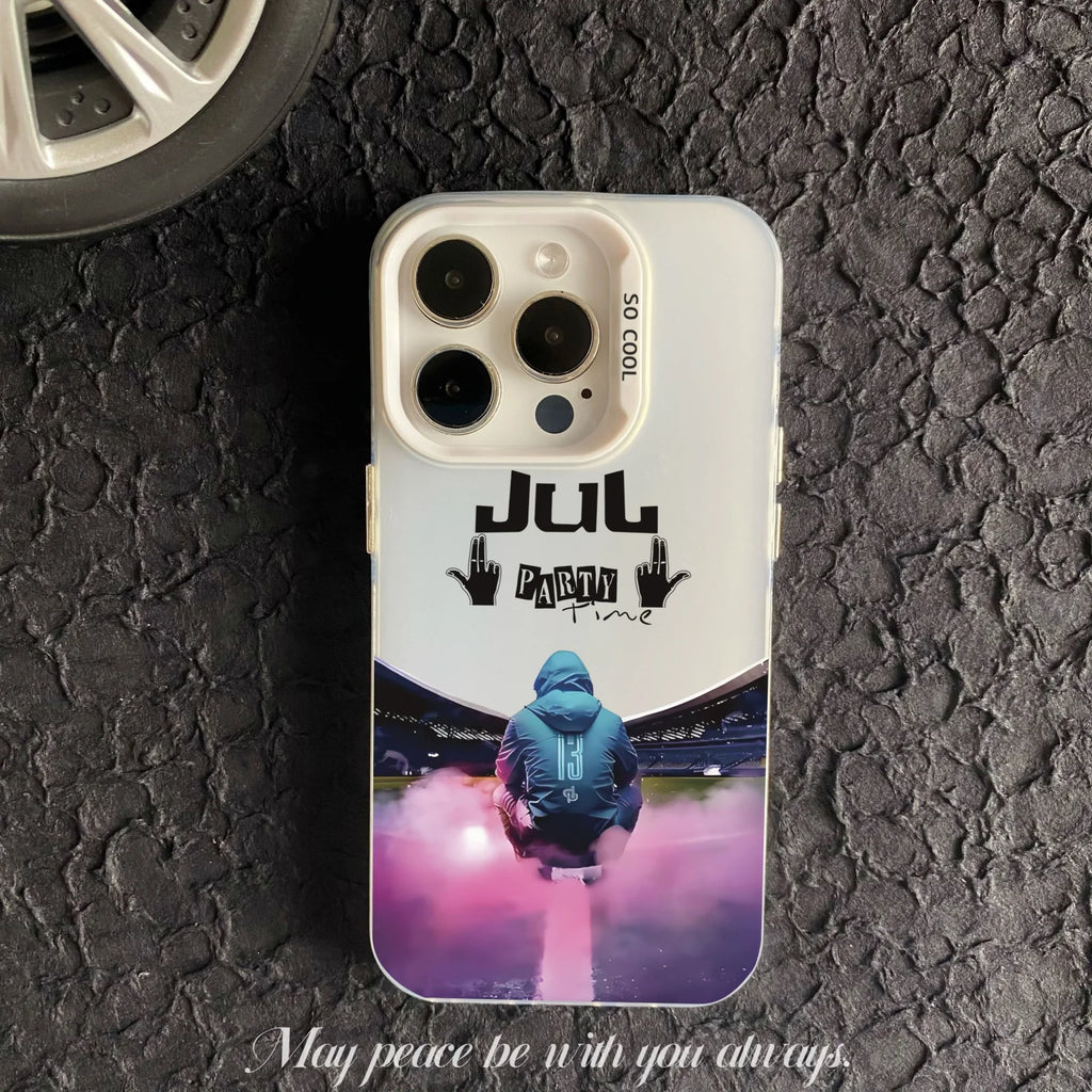 Coque Jul Electroplate iPhone XS / XR / 13 Mini / 15 Plus / 16 Pro Max – Design unique impression UV