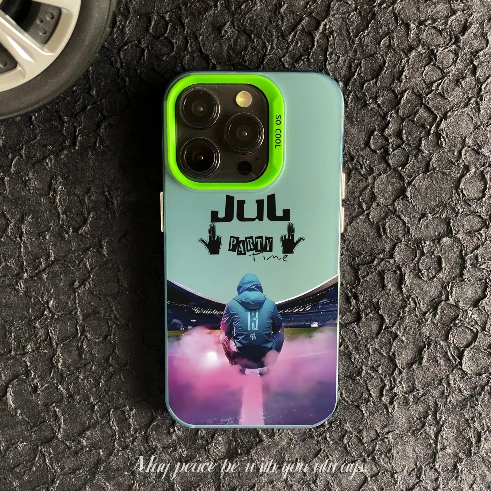 Coque Jul Electroplate iPhone XS / XR / 13 Mini / 15 Plus / 16 Pro Max – Design unique impression UV