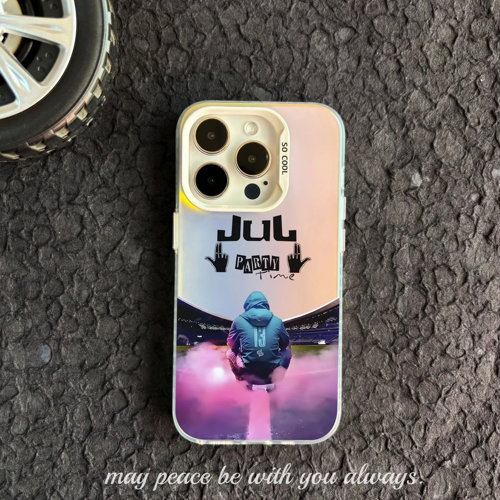 Coque Jul Electroplate iPhone XS / XR / 13 Mini / 15 Plus / 16 Pro Max – Design unique impression UV
