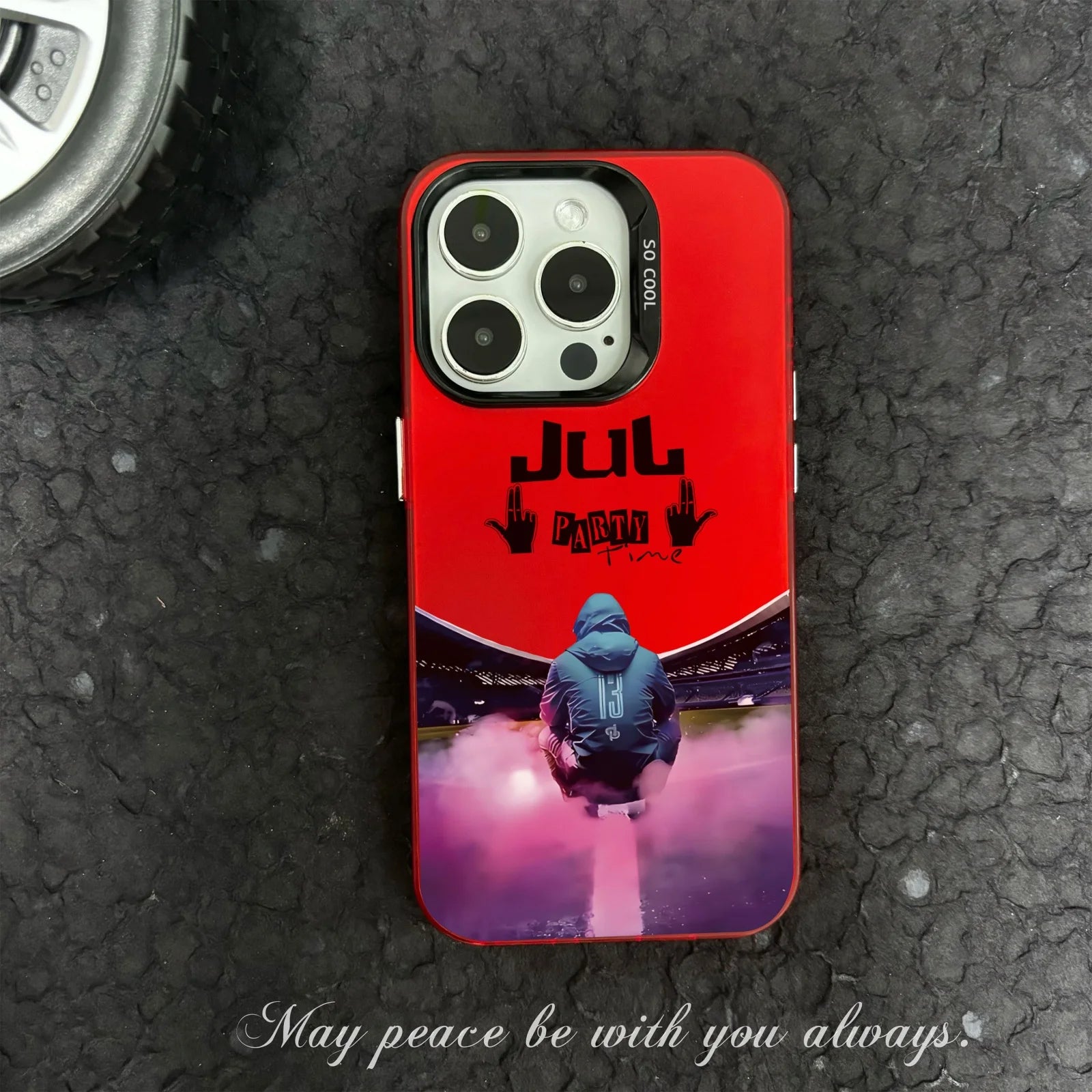 Coque Jul Electroplate iPhone XS / XR / 13 Mini / 15 Plus / 16 Pro Max – Design unique impression UV