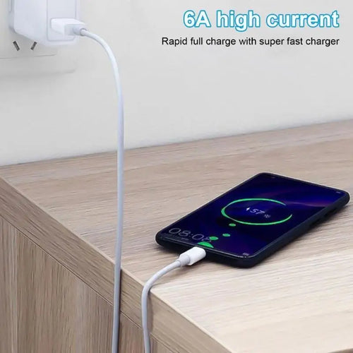 Câble USB C 66W Charge rapide et câble de données 40Mbps 6A pour plusieurs appareils Mobiles, tablettes 100cm/150cm/200cm/30cm