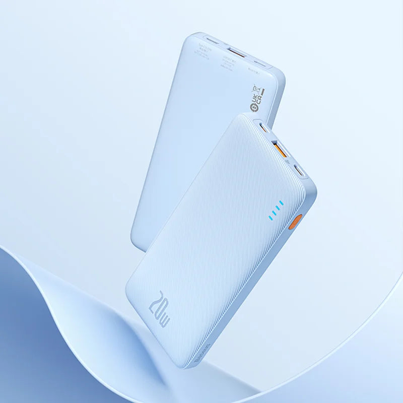 Baseus Airpow 20W – Batterie externe charge rapide USB-C & USB-A 10000mAh