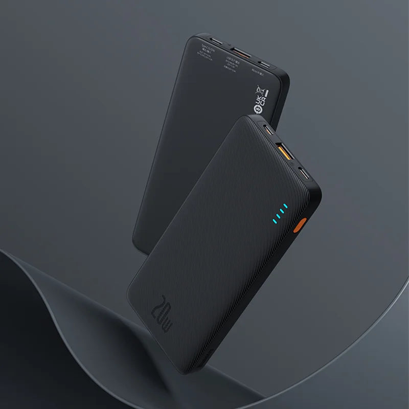 Baseus Airpow 20W – Batterie externe charge rapide USB-C & USB-A 10000mAh